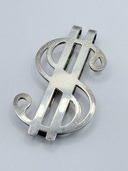 BIRKS Sterling Silver Money Clip Vintage Mid-Century Collectible Rare Find