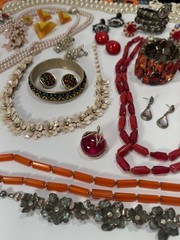 High End Vintage Jewelry Lot Sarah Cov 925 Italy West Germany Coro Hobe Alpaca