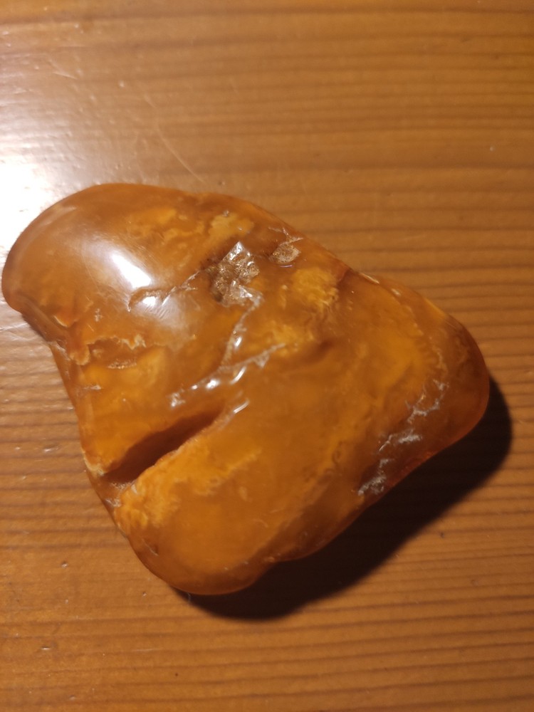 NATURAL OLD ANTIQUE BALTIC AMBER stone 18.2 gr