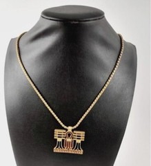 Mid Century Vintage D’Orlan Necklace Egyptian Revival Stunning Statement Piece