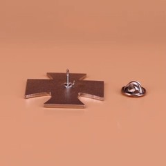 German Eagle Pin Stainless Steel Maltese Iron Cross Broach Jewelry