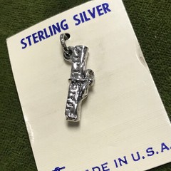 Sterling Silver Vintage Graduation Diploma Charm Pendant Aprx 1/2″ Made in USA