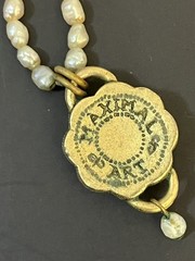 Maximal Art Necklace LOT Signed Estate Jewelry 2 Pieces Victorian Style Dangles