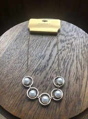 Monet Pearl Tower Necklace One Size Fits All