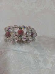 Vintage 1960’s Floral Parure Signed Vendome. This Is A Set of 5 Pieces. As Shown