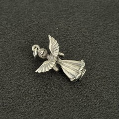 Vintage Hayward 925 Sterling Silver November Guardian Angel 3D Charm Pendant
