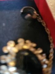 Gold Tone Rope Chain Necklace Charm Pendant Lobster Clasp Unisex Adults