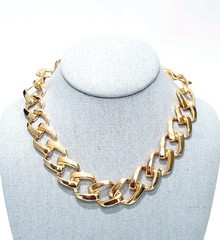 Vintage Cacharel Gold Tone Necklace Rare SEE DESCRIPTION Free Ship!