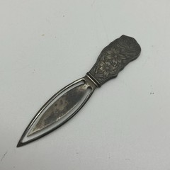 Sterling Silver 925 Bookmark Flower Floral Marker Page Book Mark Letter Opener