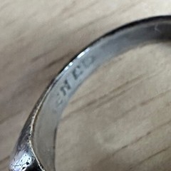 Vintage Sterling Silver Turquoise Inlay Band Ring Statement Tex Co Southwestern