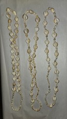 Lot of 3 Vintage Cowrie necklace shell seashell Boho Beach Wedding Party