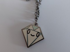 Vintage Rare Tokidoki Necklace Long Chain Charms Double Sided Print