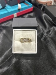 Women’s 1 CT. T.W. Lab Grown White Diamond 14K Gold Over Silver Ring
