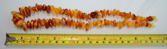 ✅49cm = 44gr RUSSIAN SOVIET BALTIC AMBER BEAD NECKLACE 琥珀 BRACELET STONE PENDANT