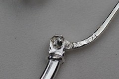 Square Tube Hoop Earrings Sterling Silver