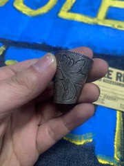 RRL Western Metal Scarf Slide CLIP Vintage Silver Tone Bandana Ring Cowboy