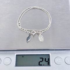Estate Cookie Lee Sterling Silver 925 Anklet 9-10″