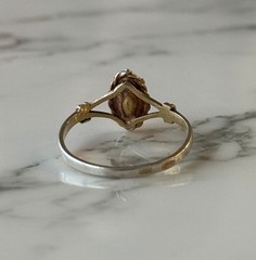 Soviet Women’s Ring Silver 875 Vintage USSR Size 7.5 / 17.75