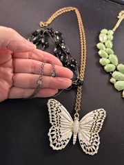 Vintage To Modern Costume Jewelry Lot 100% Wearable Or Resell Necklaces + J24