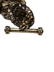 Heidi Daus Necklace Art Deco Rhinestone Aurora Borealis Beauty Long Y Drop