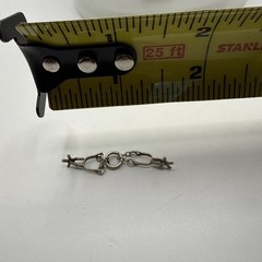 Vintage Sterling Silver 3D Moveable Articulated Western Rider Spur Charm