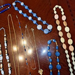 Vintage Avon and Others Lot of Necklaces and Bracelet 17 Pieces SKU41