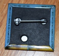 Magritte Surrealism Art Museum Pin Dada Portrait Modern Art Institute Chicago