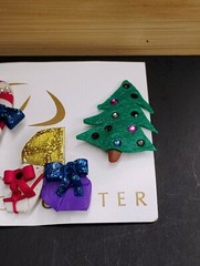 Vintage Doncaster Polymer Clay Christmas Pins
