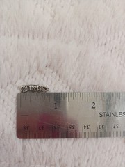 Vintage Sterling Silver Half Marathon 13.1 Charm Small Footstep Runner Athlete