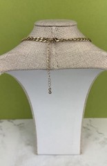 Vintage Style Gold Roman Coin Medallion Necklace • Chunky Curb Chain