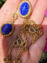 Vintage Metropolitan Museum Of Art Egyptian Revival Snake Necklace & Earrings