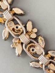 Vintage Verified JULIANA BOOK SET Aventurine Gold Fluss Bracelet Brooch Earrings