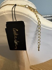 Vintage Cookie Lee Goldtone Chain Necklace NWT