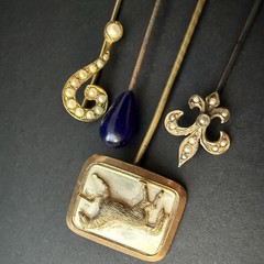 Antique Stick Pins – Victorian /Early 20th Century – Lot of 4 – Jewelry