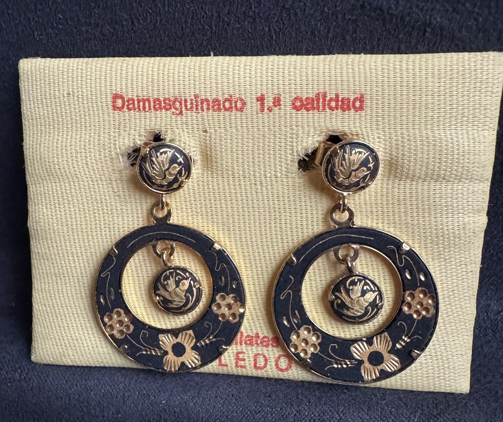 VTG 1950-1960’s Asian Bird Earrings Never Worn