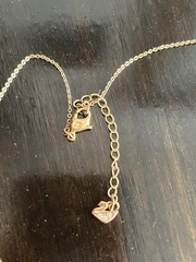 Swarovski Iconic Swan pendant Small Black Rose gold-tone plated 5363393