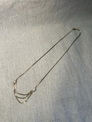 Vintage Opal Necklace 1/20 14K Gold Filled Mode Art Serpentine Chain 16″