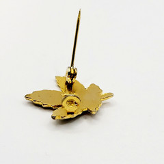 Maple Leaf Tiny Colorful Enamel Metal Vtg Scatter Lapel Necktie or Brooch Pin