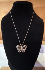 VTG 1990’s/2000’s VERMEIL BUTTERFLY NECKLACE – FINE JEWELRY 925