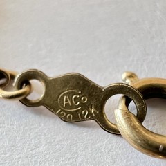 Vintage 1/20 12K GF Heart Shaped Locket and Chain Necklace Signed H.F.B. – 2.82g