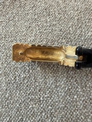 Rare Thermoplastic And Gold Vintage Bracelet