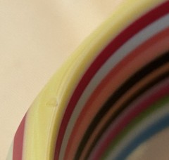 Vintage 1990s Layered Striped Colorful Designer Bangle Bracelet