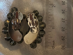 VINTAGE AURORA BOREALIS (AB) 17″ NECKLACE, 7″ BRACELET & SCREW-BACK EARRINGS SET