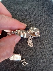 DESIGN SHAVARSH K VICTORIAN REVIVAL SCROLL REPOUSSE STERLING SLIDE BRACELET 16g
