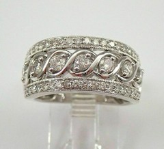 Art Deco 3.50 Ct White Diamond Vintage Engagement Ring 925 Sterling Silver