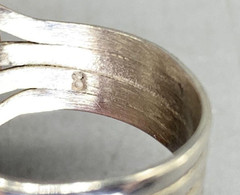 Sterling Silver Ring, Authentic Eilat Stone Ring-Size. 7.25