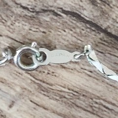 Vintage Natural Stone Ivory Silvertone 28″ Chain 1.75″ Gemstone Pendant Necklace
