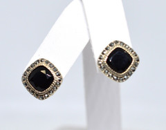 Sterling Silver / Marcasite Stud Earrings