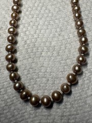 Vintage Single strand pearl necklace Lot of 3 with 10K gold clasps 17-18” inches