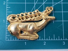 Vintage MMA Scythian Stag Deer Brooch Pin – 2-1/2″ – Metropolitan Museum of Art